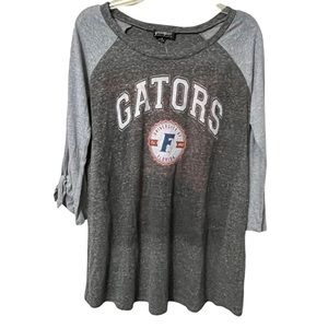 Florida Gators Gameday Courture 3/4 Sleeve T-shirt Retro Top Women's Medium NWT